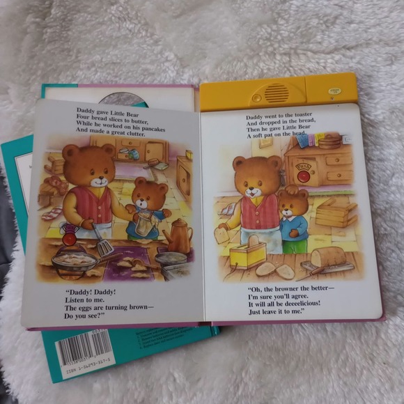 VTG 1993 Rare Collectible Mcclanahan Books Little Bears Talking Teddies Set Of 2 - Picture 5 of 6